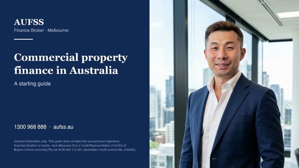 Commercial property finance in Australia — AUFSS guide
